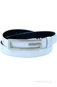 Contra Women White Artificial Leather Belt(White)